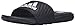 adidas Men's Voloossage Athletic Slide Sandals, Black/White/Black, (8 M US)