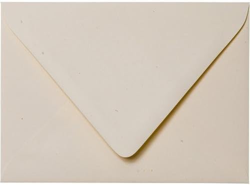 Outer A-7.5 Sand Specks Recycled Euro Flap Envelopes (5 1/2" x 7 1/2") - 50 Envelopes from Paper and More