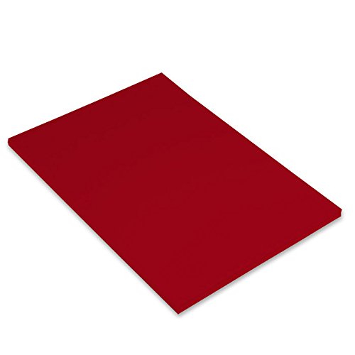 Canson Iris Vivaldi A4 120 GSM Smooth Colour Paper - Dark Red (Pack of 100 Sheets)