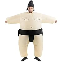 Inflatable Adult Sumo Wrestler Wrestling Costume Halloween Party Cosplay Costume