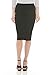 Esteez Womens Modest Lightweight Cotton Lycra Knee Pencil Skirt Black XX-Large