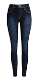 TomYork Wash Denim High-Waist Skinny Jeans