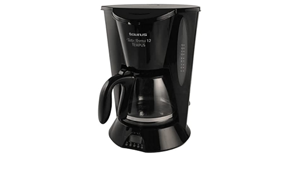 Taurus Tutto Aroma 12 Tempus, Negro, 780/920 W, 220 - Máquina de café :  Amazon.es: Hogar y cocina