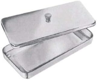 Caja instrumental acero inoxidable 30,5 x 20,5 x 5 cm: Amazon.es: Hogar