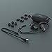 WRZ S4 Wireless Bluetooth Headphones Running in-Ear Earbuds with Mic IPX7 Sweatproof HD Stereo Earphones for Sport Gym Workout 9 Hours Battery (Black)