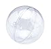 Naice DIY Crafts Wedding Decorations Bath Bomb Mold DIY Projects Clear Plastic Balls- Pack of 12 (70mm)