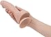 pure love Smooth Silicone Dildo with Suction Cup, Adult Sex Toy, X-Large, Beige, 7.5