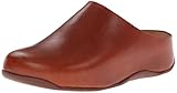 FitFlop Women's Shuv Leather Mule, Dark Tan, 7 M US