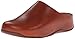 FitFlop Women's Shuv Leather Mule, Dark Tan, 7 M US
