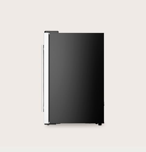 VT15 Inox Wine Cooler – Refrigerador de vinho de 15 garrafas, pequeno refrigerador de vinho em aço inoxidável, frigorífico silencioso para vinho, mini-minibar frigorífico e suporte vertical para garrafas