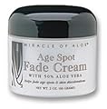 Miracle of Aloe Age Spot Fade Cream 2 Oz. Helps Fade Age Spots and Skin Blemishes. Rich Skin Supplement Blended with 50% Pure Aloe Vera Gel. Helps Reduce Unsightly Age Spots and Skin Blemishes. Fast Active Ingredients Allow for Cream to Deliver Visible Re