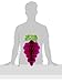Tissue Grape Cluster Party Accessory (1 count) (1/Pkg)