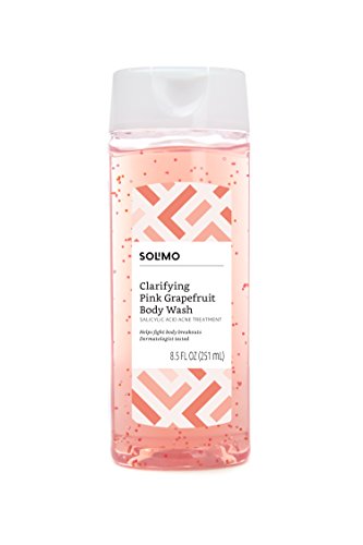 image for Amazon Brand - Solimo Clarifying Pink Grapefruit Body Wash, Salicylic 