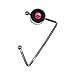 KANGAROO KEEPER Purse Hook for Table – Foldable Handbag Hanger with Z-Swivel Design & Pink Crystal Accent for Women, Professionals & Travelers