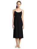 Natori Women's Shangri-La Nightgown, Black, Large