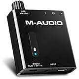 M-Audio Bass Traveler | Portable Powered Headphone Amplifier with Dual Outputs and 2-Level Boost