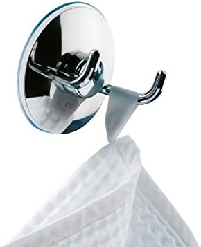 DWBA Brass Towel Robe Hook/ Hanger W/ Suction Cup for Bath, Kitchen, Chrome