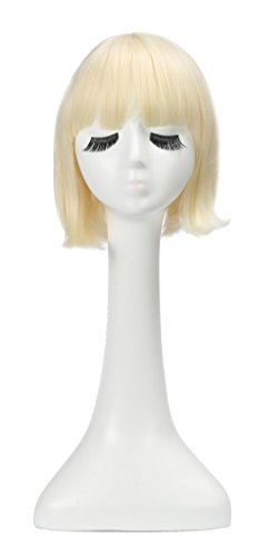 LOUISE MAELYS Cute Candy Color Straight Short BOB Wig Anime Cosplay Party Hair