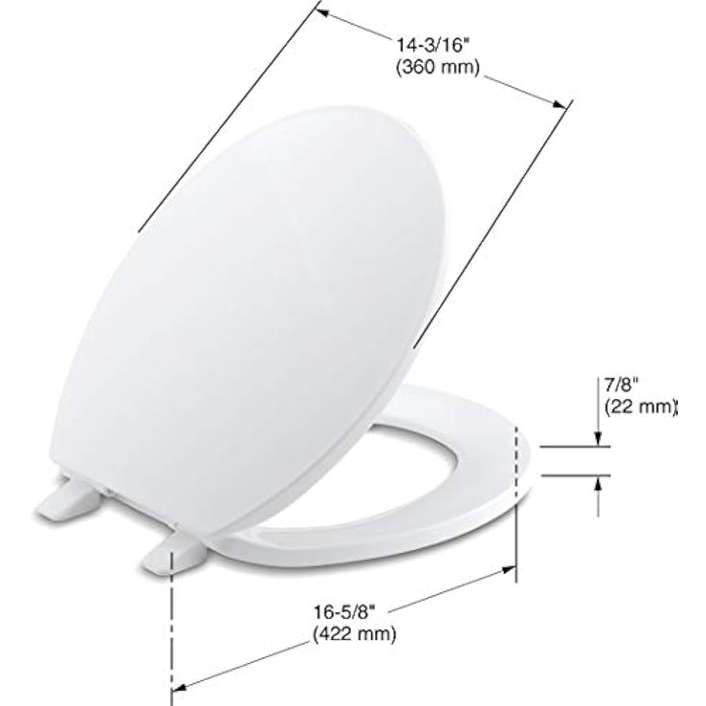 Kohler Toilet Seats K47750 Brevia With QuickRelease Hinges Round
