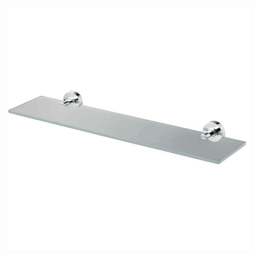 Ideal Standard IOM 52cm Frosted Glass Shelf with Chrome Fixings, A9124AA