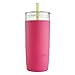 Capri Tumbler and Straw by bubba - Includes Silicone Sleeve for No-Slip Grip - 32oz - Bring with You Anywhere - BPA Free- Odor and Stain Resistant - Built to Last – Pink