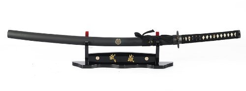 Ace Martial Arts Supply Collectible Hand Forge Carbon Steel Razor Sharp Edge Samurai Sword with Iron Tsuba and Bag, 41-Inch