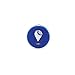TrackR pixel - Bluetooth Tracking Device. Item Tracker. Phone Finder. iOS/Android Compatible - Blue