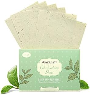 Atoking 100Pcs Oil Absorbing Tissues Face Oil Blotting Paper for Oily Skin Care or Make Up Natural Blotting Paper for Face - Oil Blotting Sheets for Oily Facial Skin, Acne Prone Skin Daily Use