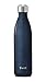 S’well Stainless Steel 25oz Water Bottle, Blue Suede Color, Triple-Layer Vacuum Insulated Keeps Drinks Cold 48 Hours and Hot 24 Hours, BPA-Free, Leakproof