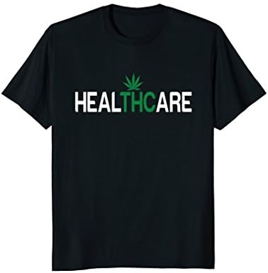 Mens Medical Marijuana HealTHCare Shirt - THC 3XL Black