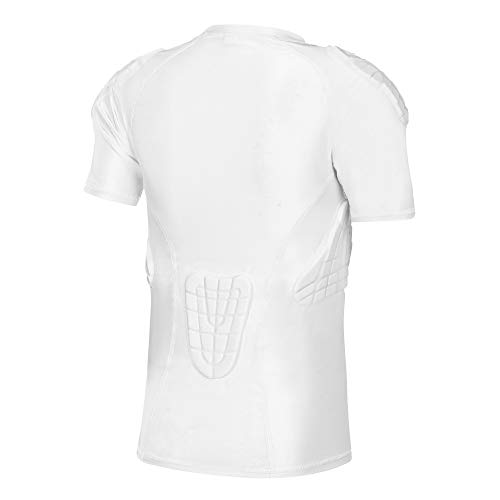 image for TUOYR Padded Shirt Youth Boys Padded Compression Sports Protective T-S