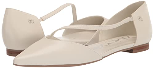 Calvin Klein Women's Sannie Flat, Dark Blue 400, 5