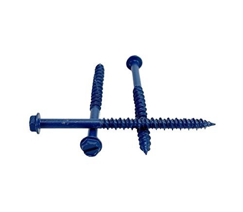 Chenango Supply 3/16 x 2-3/4" Hex Head Concrete Screw Anchor. 100 Pieces with Drill Bit (Miami-Dade Compliant) (3/16 x 2-3/4)