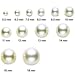14k Yellow Gold 15-16mm White Freshwater Cultured High Luster Pearl Cluster Drop Earrings