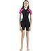 Seavenger Cadet Kids 2mm Shorty Wetsuit (Hot Pink, 4T)