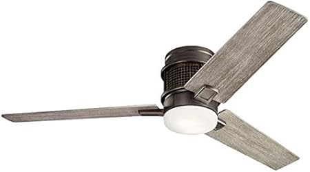 Kichler 300352oz Chiara 52 Hugger Ceiling Fan With Led Lights And