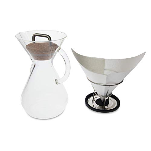 Insulated Cork Lid and DripFree Filter Stand for Chemex Coffee Maker Keep you eBay
