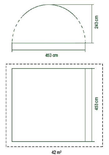 Coleman Event Dome Pavillon, stabiles Partyzelt mit Stahlgestänge, Gazebo, Eventzelt, Sonnenschutz SPF 50+ – Bild 5