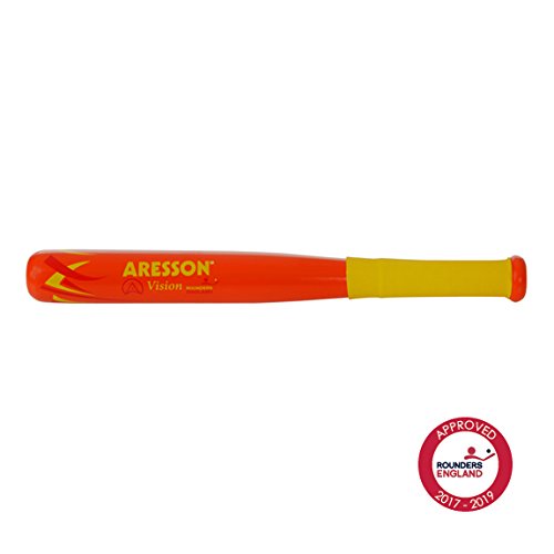 Aresson Vision Rounders Bat Orange - Orange & Yellow,