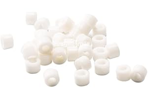 DENTIMICA Dental Silicone Instrument Color Code Ring Band Autoclavable 8 Color Options (Small, White)