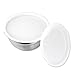 Stainless Steel Mixing Bowls Set of 5,with Plastic Lids-JUNING