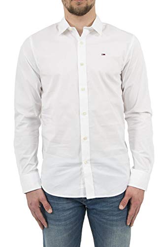 Photo 1 of Tommy Hilfiger Man Long Sleeve Shirt Original Stretch Shirt dm0dm04405 l White