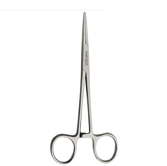 YNR CURVED FORCEPS GAME SEA COARSE FISHING S-STEEL DISGORGER UNHOOKING PLIERS INSTRUMENTS TOOLS (Straight)