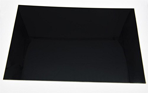 KAISH Blank Guitar Bass Pickguard Material Scratch Plate Material Sheet 290x430mm Black 3 Ply