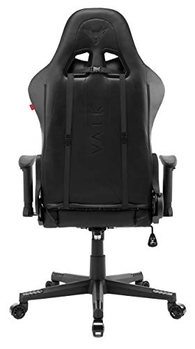 VALK-Skadi-Silla-Gaming-con-Luces-LED-RGB-Reclinable-160o-Reposabrazos-2D-Silla-Gamer-Escritorio-y-Oficina-Ergonomica-Transpirable-Acolchado-de-Alta-Densidad-Negro