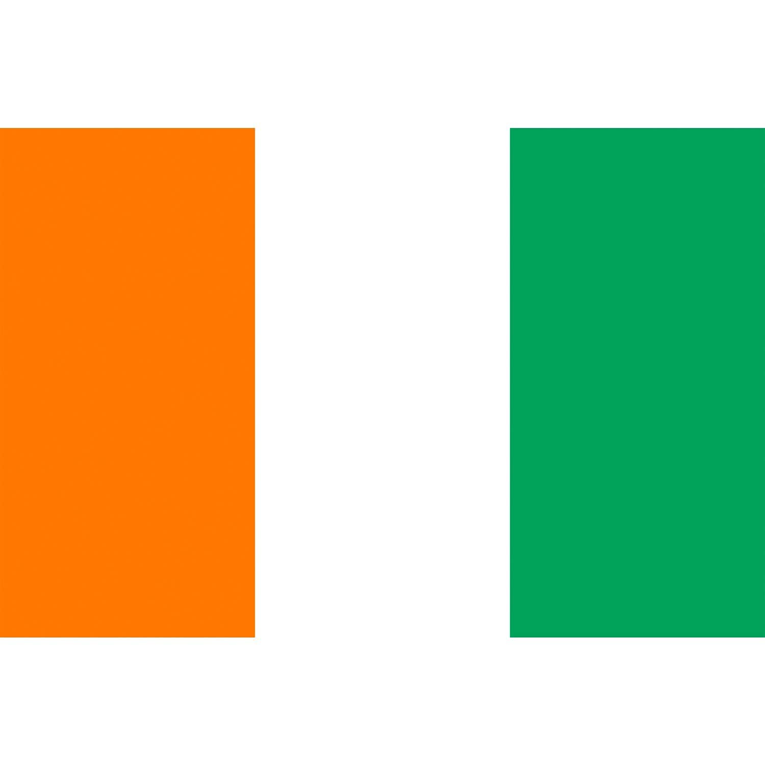 Robelli Multi Nation World Country 5 x 3 ft Flags - Variety of Countries to Choose (Ivory Coast)