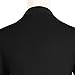 Urban CoCo Women's Solid Color Trendy Long Length Basic Cardigan (XL, black)