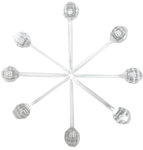 National Artcraft Large Globe Pinlites for Ceramic Christmas Trees - Crystal Clear