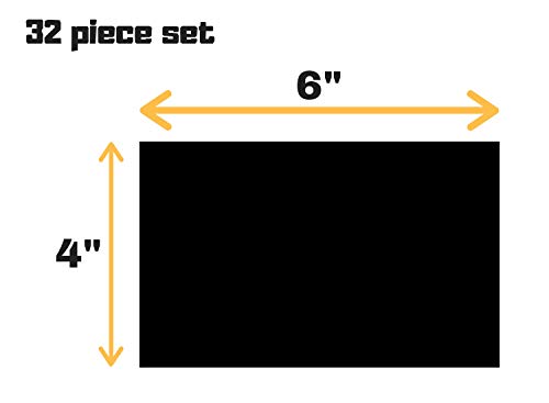Sliver Woodworking Garage Door Windows Magnetic Panes (2 Car) Faux Garage Door Windows- Garage Door Window Insers