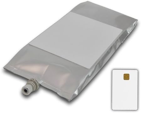 Mutoh 1L Eco-Solvent ink bag with Smartcard for Valuejet, Light Cyan